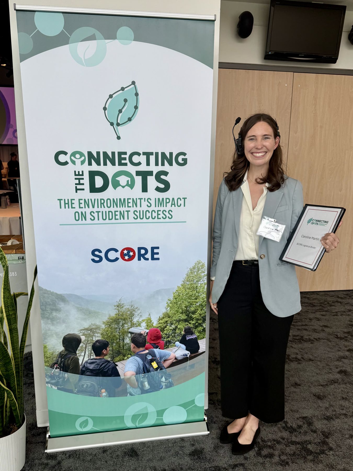 Caroline at a SCORE convening